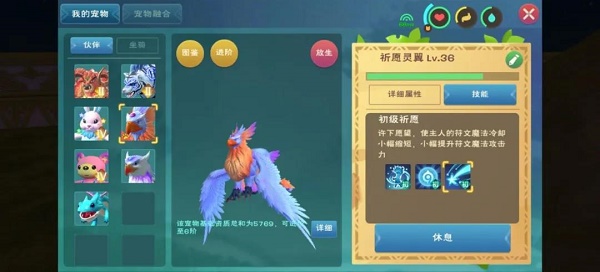 创造与魔法祈愿灵翼技能介绍