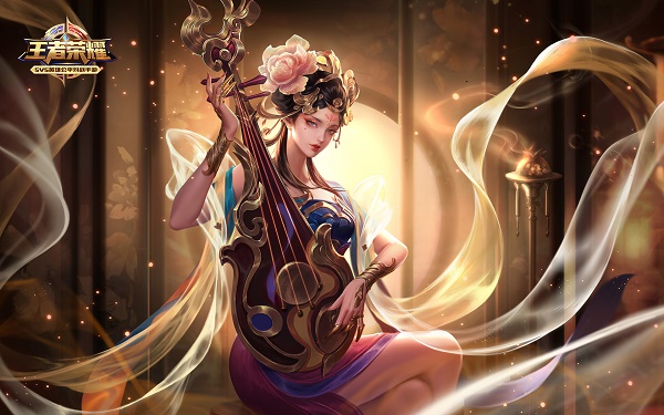 王者荣耀弹琴的英雄女的一览